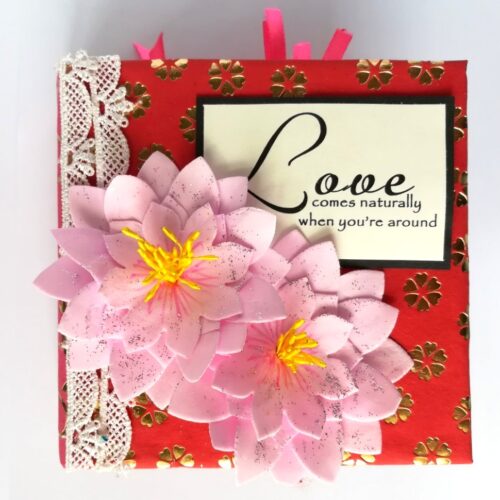 Love Mini Scrapbook Handmade Gift image