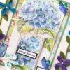 Sparkling Blue Flowers Birthday Card image Sparkling Blue Flowers Birthday Card image