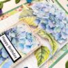 Sparkling Blue Flowers Birthday Card image Sparkling Blue Flowers Birthday Card image
