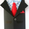 Suit Themed Male Handmade Greeting Card image Suit Themed Male Handmade Greeting Card image