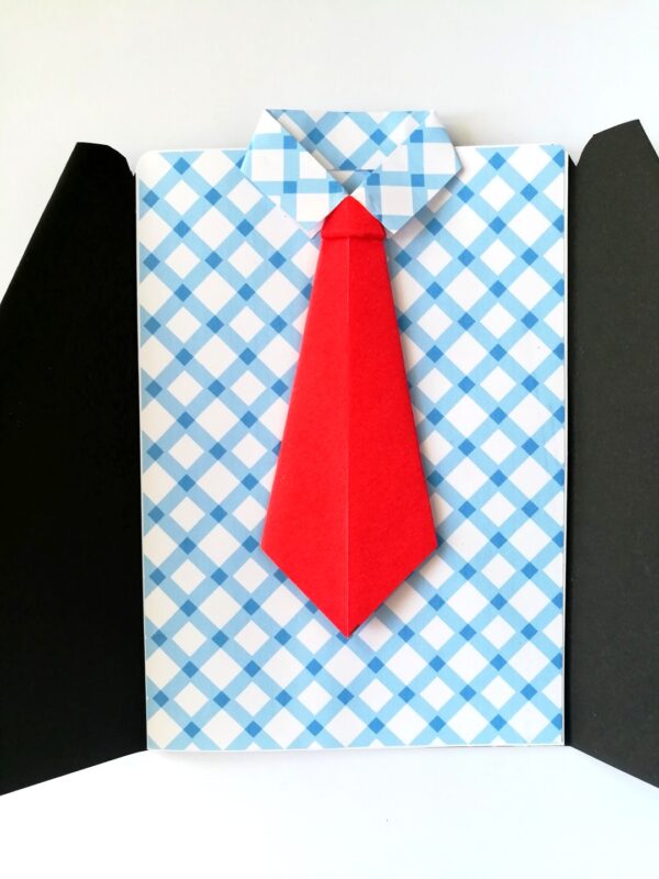 Suit Themed Male Handmade Greeting Card image Suit Themed Male Handmade Greeting Card image
