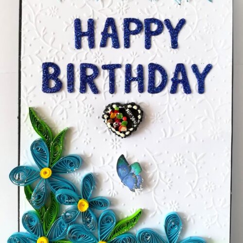 Birthday Mini Scrapbook Greeting Card image