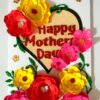 Sparkling Handmade Floral Mother Card image Sparkling Handmade Floral Mother Card image
