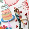 Multicolor Quilled Corner Anniversary Or Birthday Card image Multicolor Quilled Corner Anniversary Or Birthday Card image