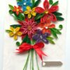 Quilled Floral Bouquet Greeting Card image Quilled Floral Bouquet Greeting Card image