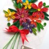 Quilled Floral Bouquet Greeting Card image Quilled Floral Bouquet Greeting Card image