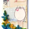 Blue Quilled Flowers Greeting Card image Blue Quilled Flowers Greeting Card image