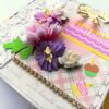 Pocket Mini Birthday Handmade Scrapbook image Pocket Mini Birthday Handmade Scrapbook image