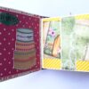 Pocket Mini Birthday Handmade Scrapbook image Pocket Mini Birthday Handmade Scrapbook image