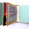Pocket Mini Birthday Handmade Scrapbook image Pocket Mini Birthday Handmade Scrapbook image