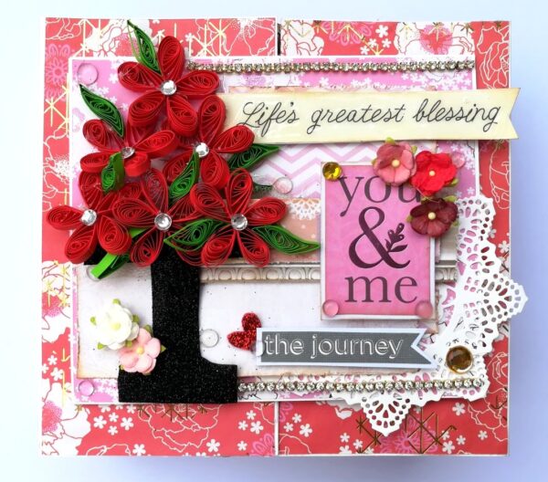 Romantic Love Handmade Scrapbook image Romantic Love Handmade Scrapbook image