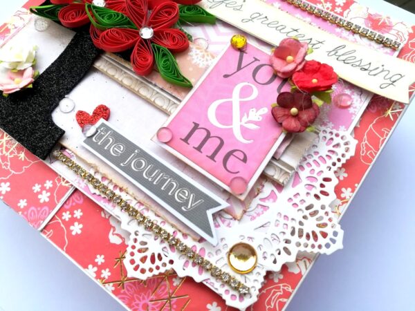 Romantic Love Handmade Scrapbook image Romantic Love Handmade Scrapbook image