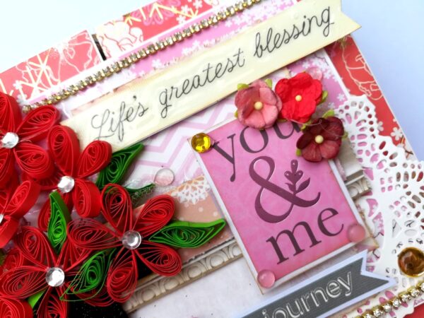 Romantic Love Handmade Scrapbook image Romantic Love Handmade Scrapbook image