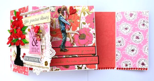 Romantic Love Handmade Scrapbook image Romantic Love Handmade Scrapbook image