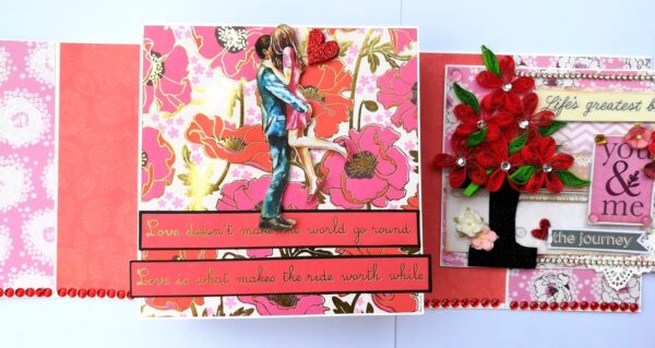 Romantic Love Handmade Scrapbook image Romantic Love Handmade Scrapbook image