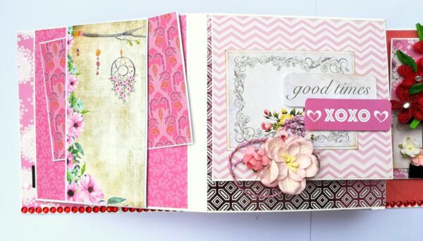 Romantic Love Handmade Scrapbook image Romantic Love Handmade Scrapbook image