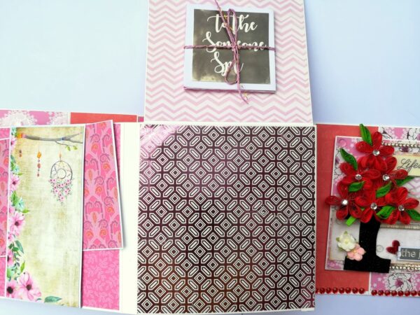 Romantic Love Handmade Scrapbook image Romantic Love Handmade Scrapbook image