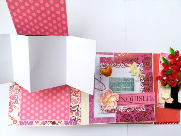 Romantic Love Handmade Scrapbook image Romantic Love Handmade Scrapbook image