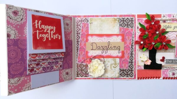 Romantic Love Handmade Scrapbook image Romantic Love Handmade Scrapbook image