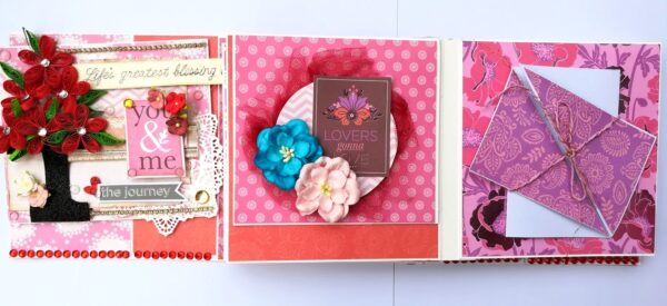 Romantic Love Handmade Scrapbook image Romantic Love Handmade Scrapbook image