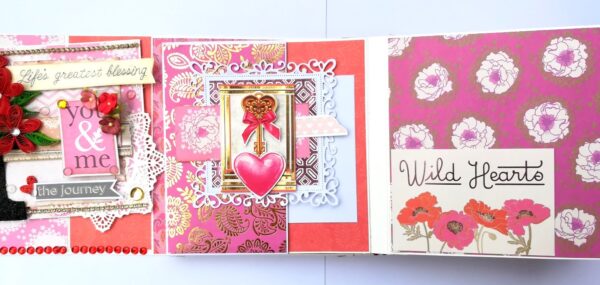 Romantic Love Handmade Scrapbook image Romantic Love Handmade Scrapbook image