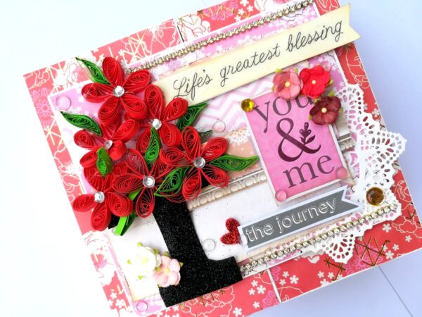 Romantic Love Handmade Scrapbook image Romantic Love Handmade Scrapbook image