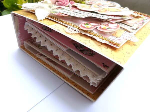 Sparkling Baby Girl Handmade Scrapbook Album image Sparkling Baby Girl Handmade Scrapbook Album image