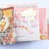 Sparkling Baby Girl Handmade Scrapbook Album image Sparkling Baby Girl Handmade Scrapbook Album image