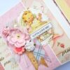 Sparkling Baby Girl Handmade Scrapbook Album image Sparkling Baby Girl Handmade Scrapbook Album image