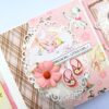 Sparkling Baby Girl Handmade Scrapbook Album image Sparkling Baby Girl Handmade Scrapbook Album image