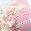 Sparkling Baby Girl Handmade Scrapbook Album image Sparkling Baby Girl Handmade Scrapbook Album image