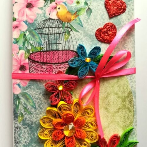 Sparkling Birthday Card/ Mini Scrapbook Gift image