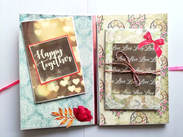 Sparkling Birthday Card/ Mini Scrapbook Gift image Sparkling Birthday Card/ Mini Scrapbook Gift image