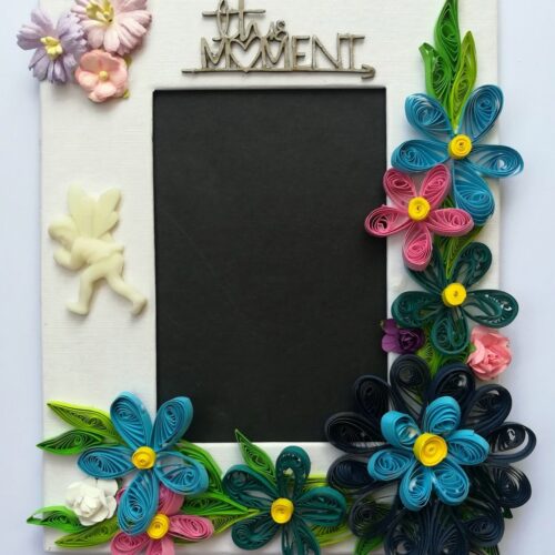 Quilled Moment In Time Handmade Photo Frame image