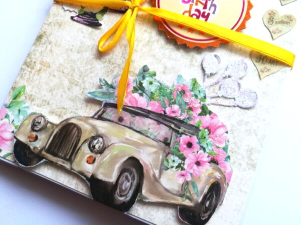 Sparkling Birthday Card/ Mini Scrapbook Gift image Sparkling Birthday Card/ Mini Scrapbook Gift image