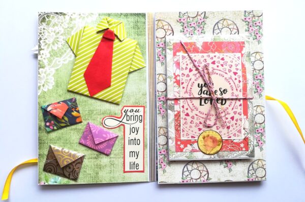 Sparkling Birthday Card/ Mini Scrapbook Gift image Sparkling Birthday Card/ Mini Scrapbook Gift image