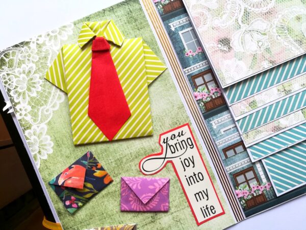 Sparkling Birthday Card/ Mini Scrapbook Gift image Sparkling Birthday Card/ Mini Scrapbook Gift image