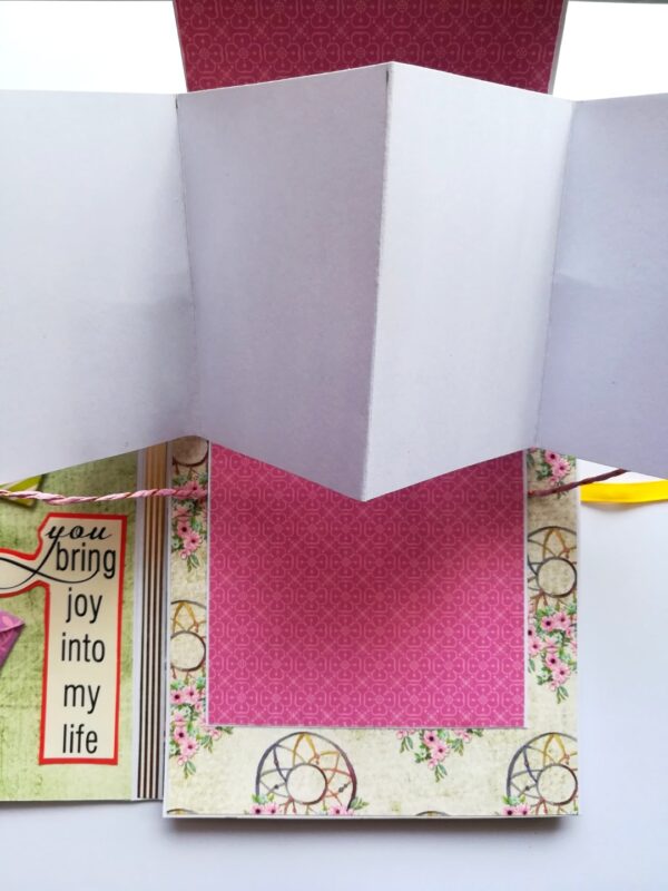 Sparkling Birthday Card/ Mini Scrapbook Gift image Sparkling Birthday Card/ Mini Scrapbook Gift image