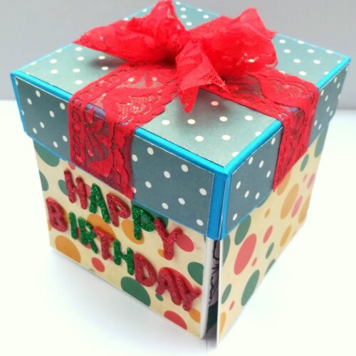 Happy Birthday Explosion box card gift image