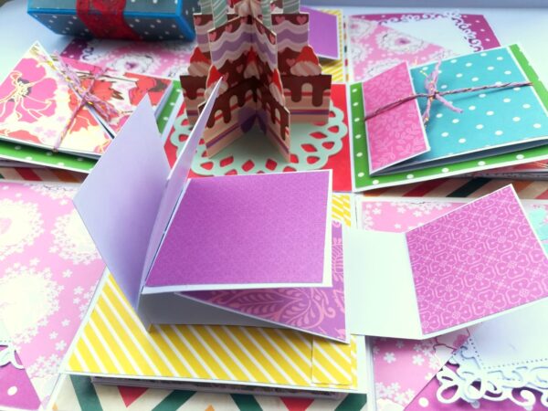 Happy Birthday Explosion box card gift image Happy Birthday Explosion box card gift image