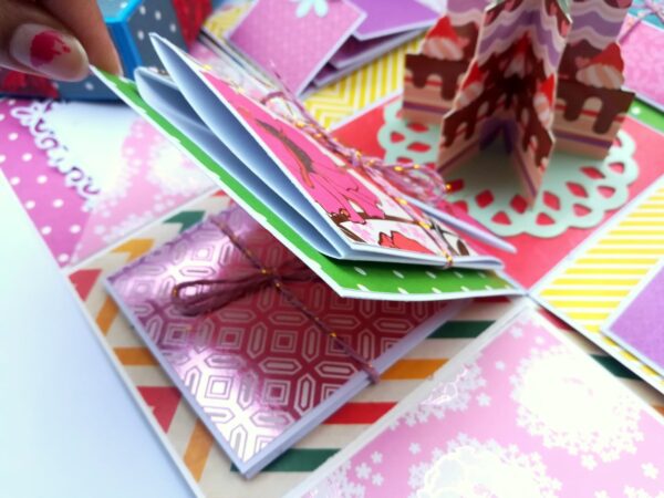 Happy Birthday Explosion box card gift image Happy Birthday Explosion box card gift image