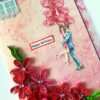 Red Quilled Flowers Birthday Greeting Card image Red Quilled Flowers Birthday Greeting Card image
