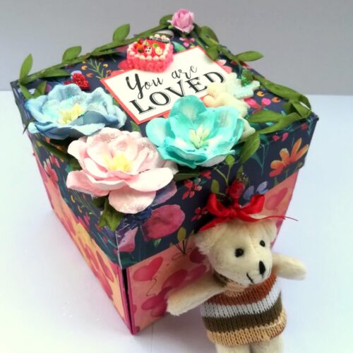 Too Much Love 5 Layer Exploding Card Box image