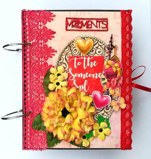 Beautiful Moments Handmade Scrapbook Gift image Beautiful Moments Handmade Scrapbook Gift image