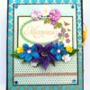Sparkling Aqua Themed Scrapbook Album image Sparkling Aqua Themed Scrapbook Album image