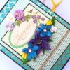 Sparkling Aqua Themed Scrapbook Album image Sparkling Aqua Themed Scrapbook Album image