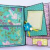 Sparkling Aqua Themed Scrapbook Album image Sparkling Aqua Themed Scrapbook Album image