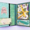 Sparkling Aqua Themed Scrapbook Album image Sparkling Aqua Themed Scrapbook Album image