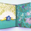 Sparkling Aqua Themed Scrapbook Album image Sparkling Aqua Themed Scrapbook Album image