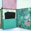 Sparkling Aqua Themed Scrapbook Album image Sparkling Aqua Themed Scrapbook Album image